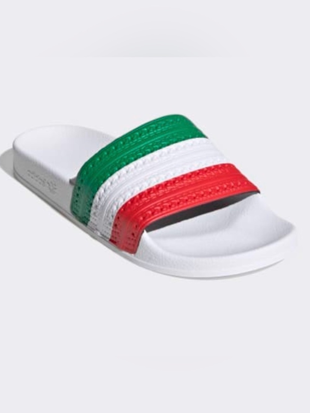 Adidas Originals Adilette Italy Flag Slides/Sandals [G55378] Men’s Sz 5 Women 7